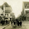 Perlegade ved Jernbanegade, 1910erne.